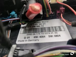 2035453801 5DK008486-13 Блок комфорта Mercedes C W203 Арт e12603938, вид 4