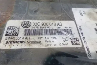 03G906018AS Блок управления двигателем Volkswagen Passat B6 Арт e12590971, вид 1