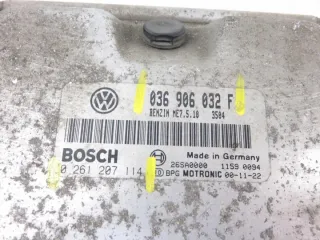 036906032F 0261207114 Блок управления двигателем Volkswagen Golf 5 Арт e12590856, вид 4