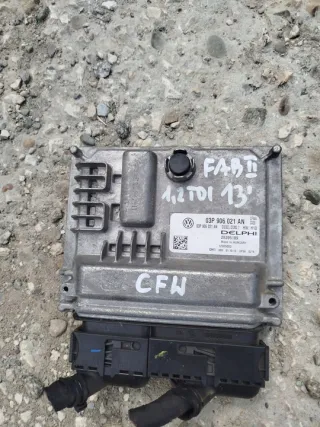 03P906021AN 28395189 Блок управления двигателем Skoda Fabia 2 Арт e12590627, вид 1