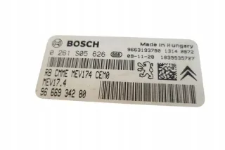 0261S05626 Блок управления двигателем Peugeot 2008 Арт e12590082, вид 1