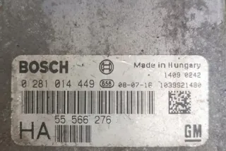 0281014449 Блок управления двигателем Opel Vectra B Арт e12589967, вид 2
