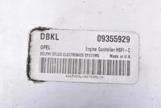 09355929 Блок управления двигателем Opel Astra G Арт e12589716, вид 5