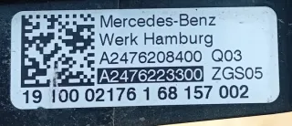 A2476208400 Передняя панель крепления облицовки (телевизор) Mercedes A W177 Арт e12589709, вид 3
