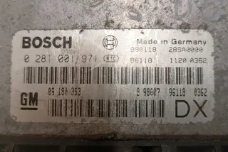 F48_, 0281001971 Блок управления двигателем Opel Astra H Арт e12589665, вид 2