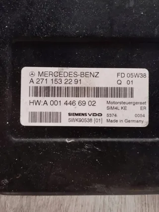 A2711532291 Блок управления двигателем Mercedes C W203 Арт e12589159, вид 3