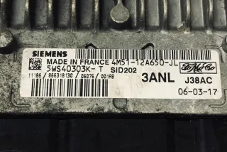4M5112A650JL Блок управления двигателем Ford Focus 2 Арт e12588589, вид 4