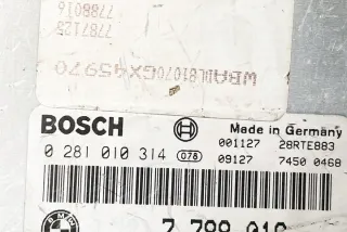 0281010314 Блок управления двигателем BMW 5 E39 Арт e12587406, вид 3
