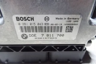0281015043 Блок управления двигателем BMW 5 E60/E61 Арт e12587351, вид 1