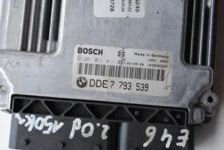 7793539 Блок управления двигателем BMW 3 E46 Арт e12587108, вид 2
