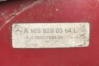 W169 A1698200364 Фонарь задний левый Mercedes A W169 Арт e12581140, вид 1
