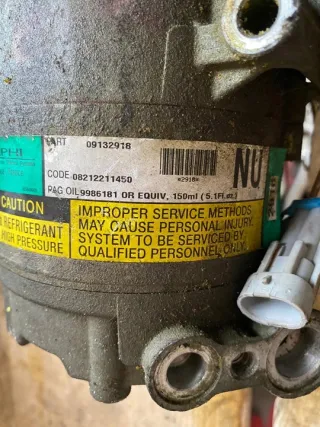 09132918 Компрессор кондиционера Opel Corsa C Арт e12578975, вид 2