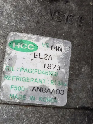 F500AN8AA03 Компрессор кондиционера Hyundai i30 FD Арт e12577735, вид 3