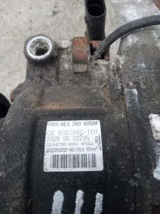 8E0260805BF GE447190-4932 Компрессор кондиционера Audi A4 B7 Арт e12575170, вид 2