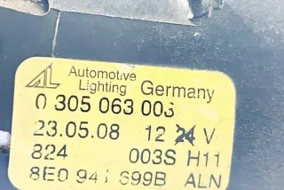 8E0941699B Фара противотуманная левая Audi A4 B6 Арт e12572763, вид 4