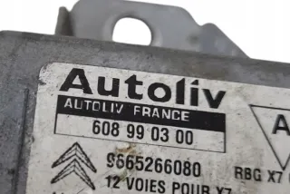 9665266080 Блок AirBag Citroen C5 1 Арт e12558129, вид 1
