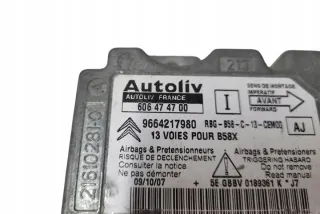 9664217980 Блок AirBag Citroen C4 2 Арт e12558029, вид 2