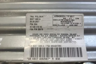 9654247280 Подушка безопасности Citroen C4 1 Арт e12540231, вид 7