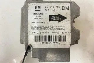 F75_ 24416704 Блок AirBag Opel Zafira A Арт e12524849, вид 3