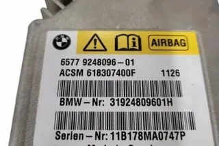 9248096 Блок AirBag BMW 5 F10/F11/GT F07 Арт e12524447, вид 3