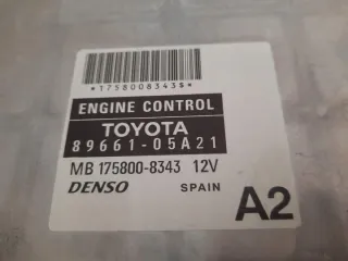 8966105A21 89661-05A21 Блок управления двигателем Toyota Avensis 2 Арт e12514414, вид 3