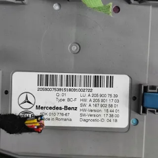 A2059007539 Блок комфорта Mercedes C W205 Арт e12506615, вид 7