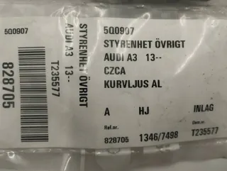 5Q0907357 Блок управления светом Audi A3 8V Арт e12505275, вид 4
