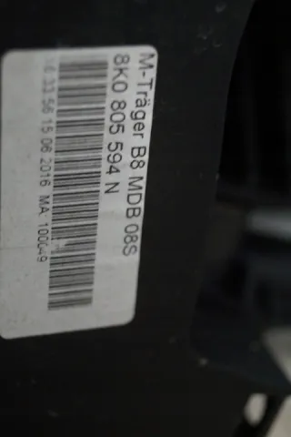 8K0805594N 8K0959501G 8T0260401F Передняя панель крепления облицовки (телевизор) Audi A4 B8 Арт e12497074, вид 4