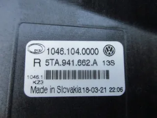 5TA941662A Фара противотуманная правая Volkswagen Touran 2 Арт e12494188, вид 4