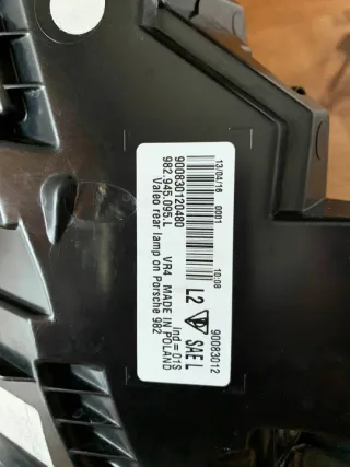 90083010 98263150 982945095M Фонарь задний левый Porsche Cayman 981 Арт e12493156, вид 6