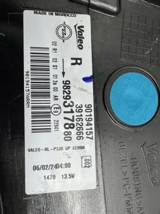 9829317880 Фонарь задний правый Opel Corsa F Арт e12492939, вид 4
