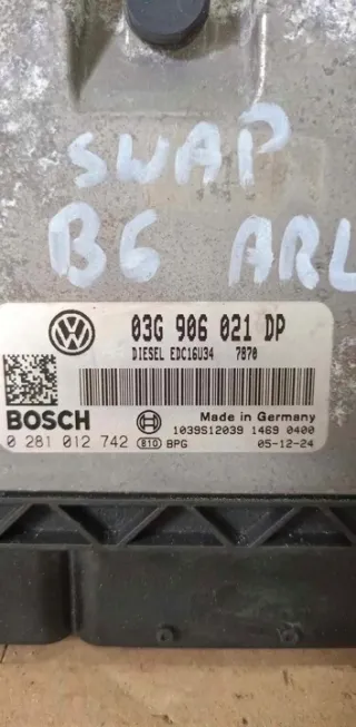 03G906021DP, EDC16434 0281012742 1039S12039 Блок управления двигателем Volkswagen Passat B6 Арт e12487792, вид 2