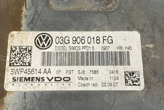 03G906018FG Блок управления двигателем Volkswagen Passat B7 Арт e12487769, вид 2