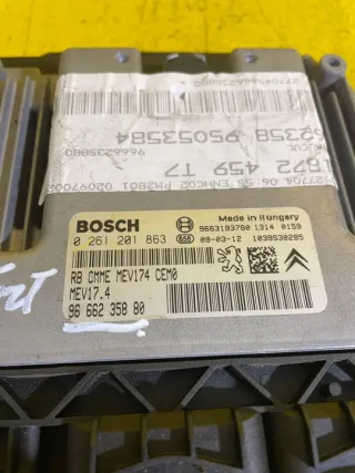 9666235880 Блок управления двигателем Peugeot 308 1 Арт e12485871, вид 2