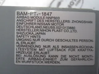 NK70S-1A11 BE12Y230244 Подушка безопасности Nissan Juke 1 Арт e12471245, вид 7