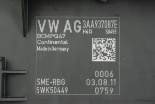 3AA937087E Блок комфорта Volkswagen Passat B7 Арт e12468232, вид 2