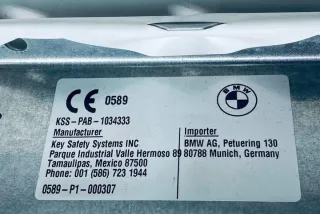 72129252310 Подушка безопасности BMW X5 F15 Арт e12467337, вид 2