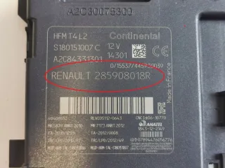 285908018R Замок зажигания Renault Captur Арт e12463925, вид 2