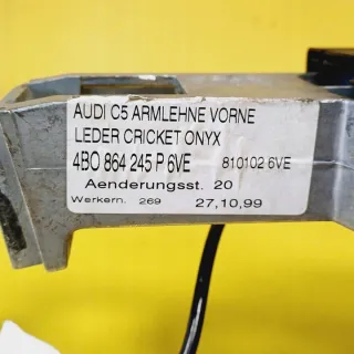 4B0864207M 4B0864245P Подлокотник Audi A6 C5 (S6,RS6) Арт e12457377, вид 3