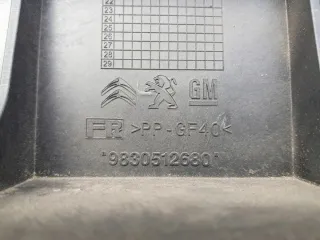 9830512680 Передняя панель крепления облицовки (телевизор) Peugeot Rifter Арт e12448686, вид 4