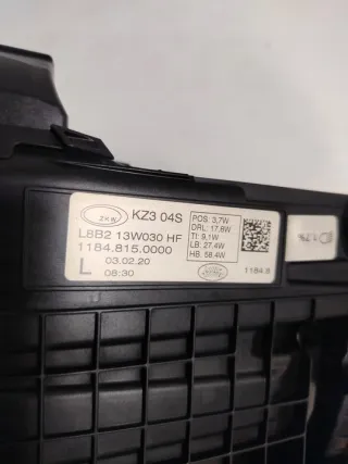 L8B213W030HF Фара левая Land Rover Defender 2 Арт e12447142, вид 3
