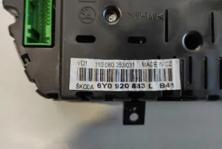 6Y0920883L Щиток приборов (приборная панель) Skoda Fabia 1 Арт e12429544, вид 6