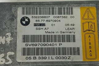 6970904 Блок AirBag BMW 7 E65/E66 Арт e12426960, вид 2