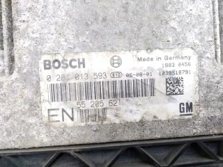 0281013593 Блок управления двигателем Opel Zafira B Арт e12422013, вид 4