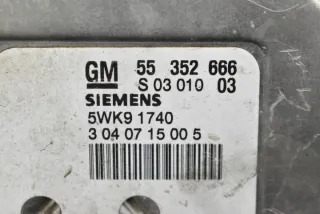 55352666 5WK91740 Блок управления двигателем Opel Vectra C  Арт e12421914, вид 3
