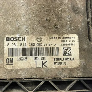0281011380 Блок управления двигателем Opel Astra H Арт e12421757, вид 3