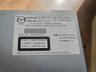 GHR966DV0A Блок навигации Mazda 6 3 Арт e12418474, вид 1