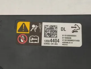 13594404 Блок AirBag Chevrolet Corvette Арт e12408930, вид 2