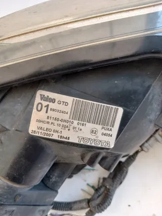 89032404 Фара левая Toyota Aygo 1 Арт e12404728, вид 2