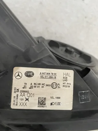 A4479067800 Фара правая Mercedes Vito W447 Арт e12403598, вид 3